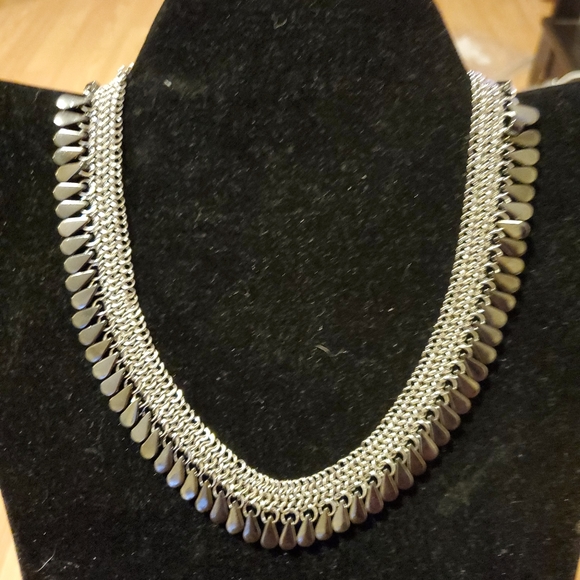 NWT Banana Republic silver multichain necklace - Picture 6 of 6